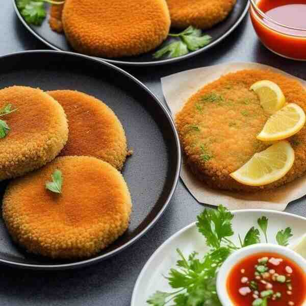 Рыбные котлеты с соусом